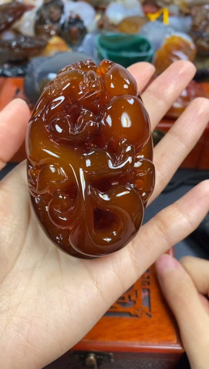 未镶嵌手把玛瑙/玉髓我*1