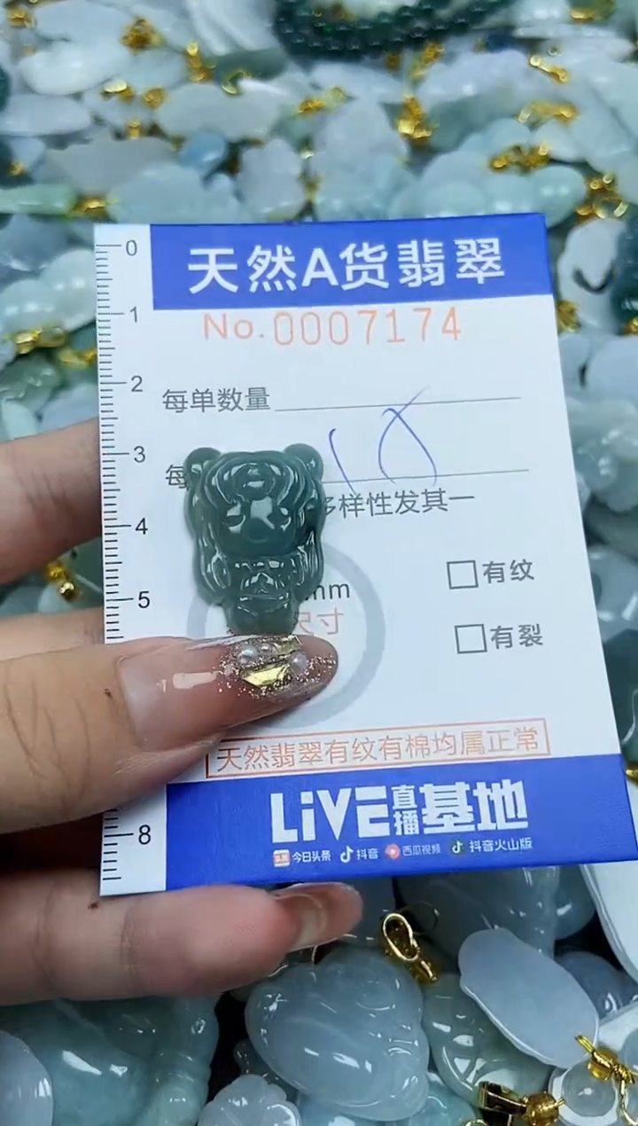 翡翠未镶嵌颈饰天然A货翡翠