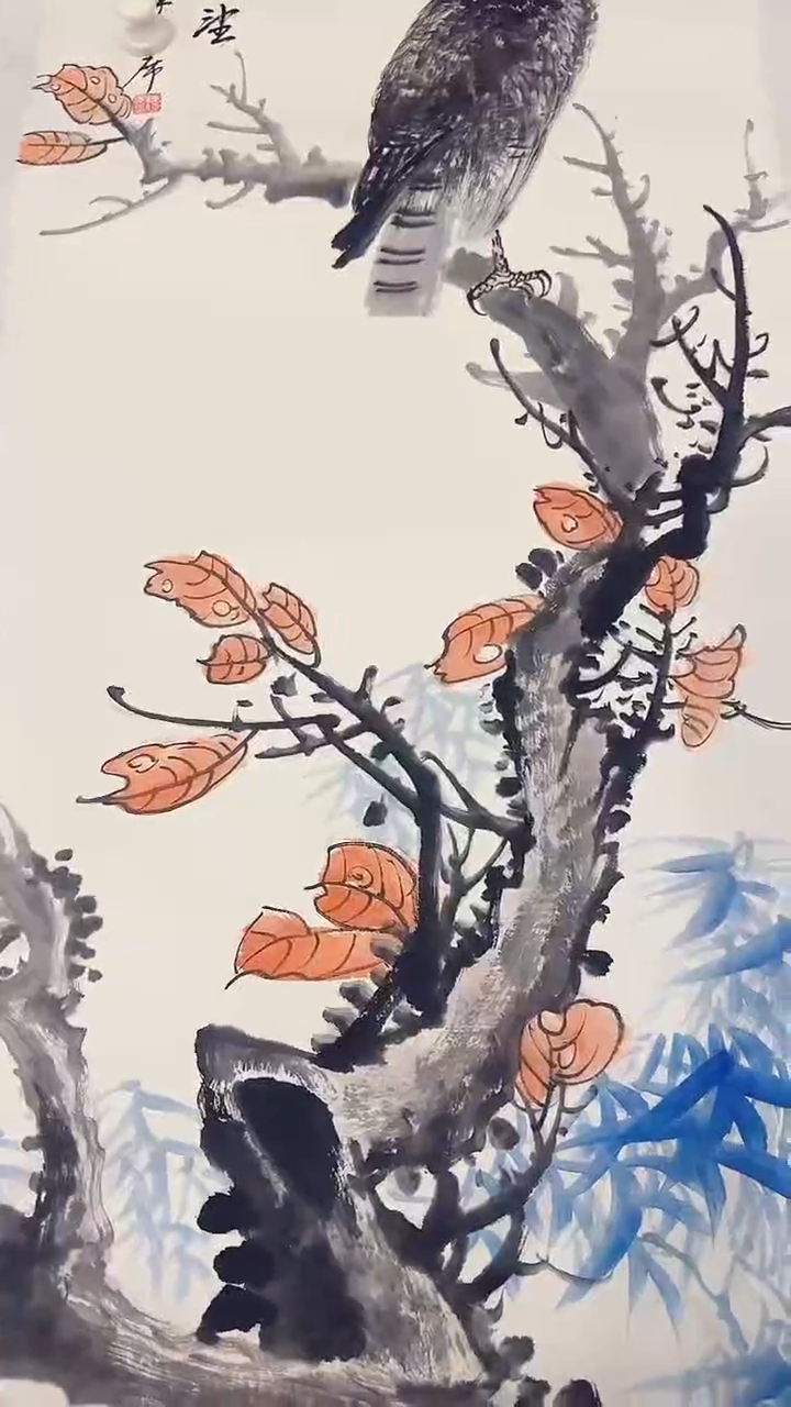 书法12-3-4陈老师4.5平尺国画作品