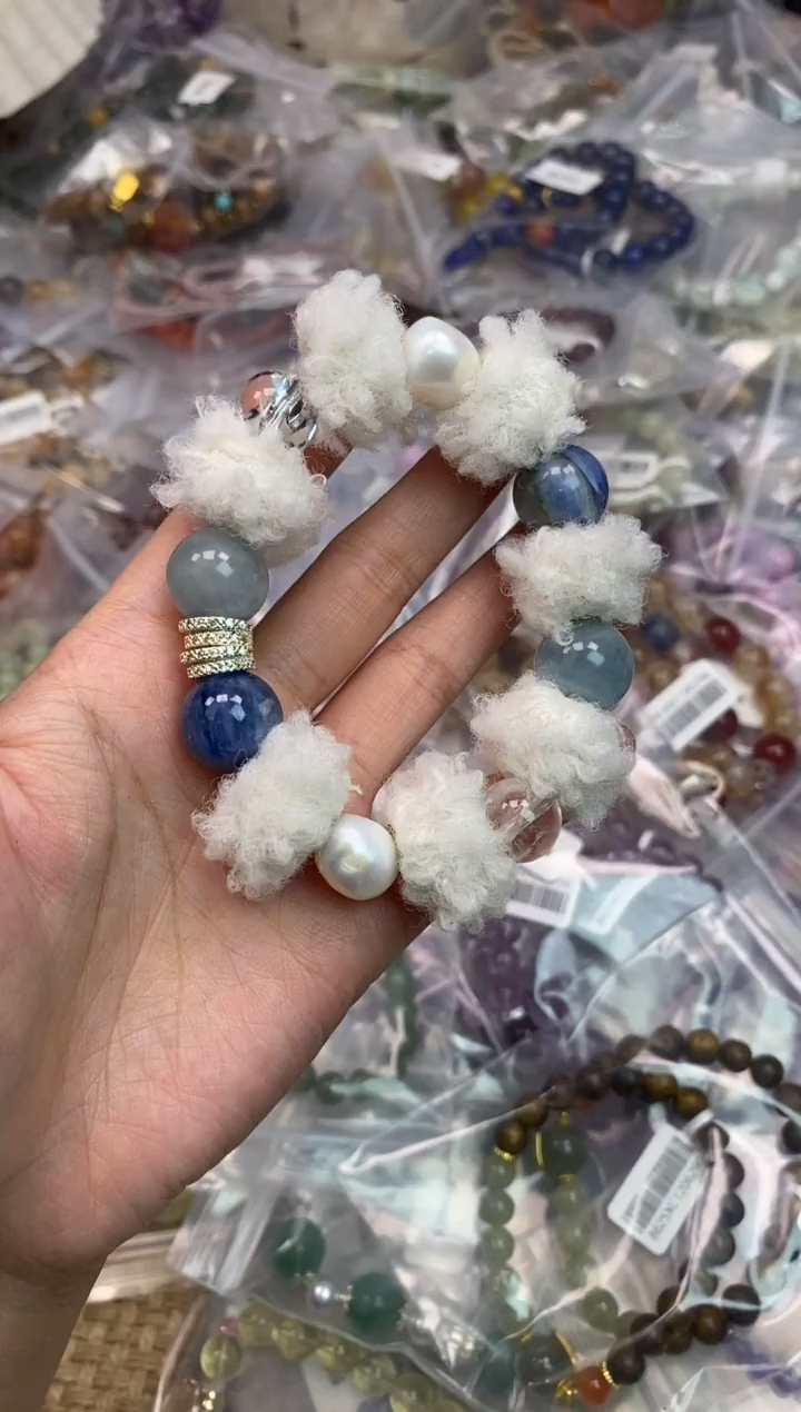 未镶嵌手链海蓝宝石171