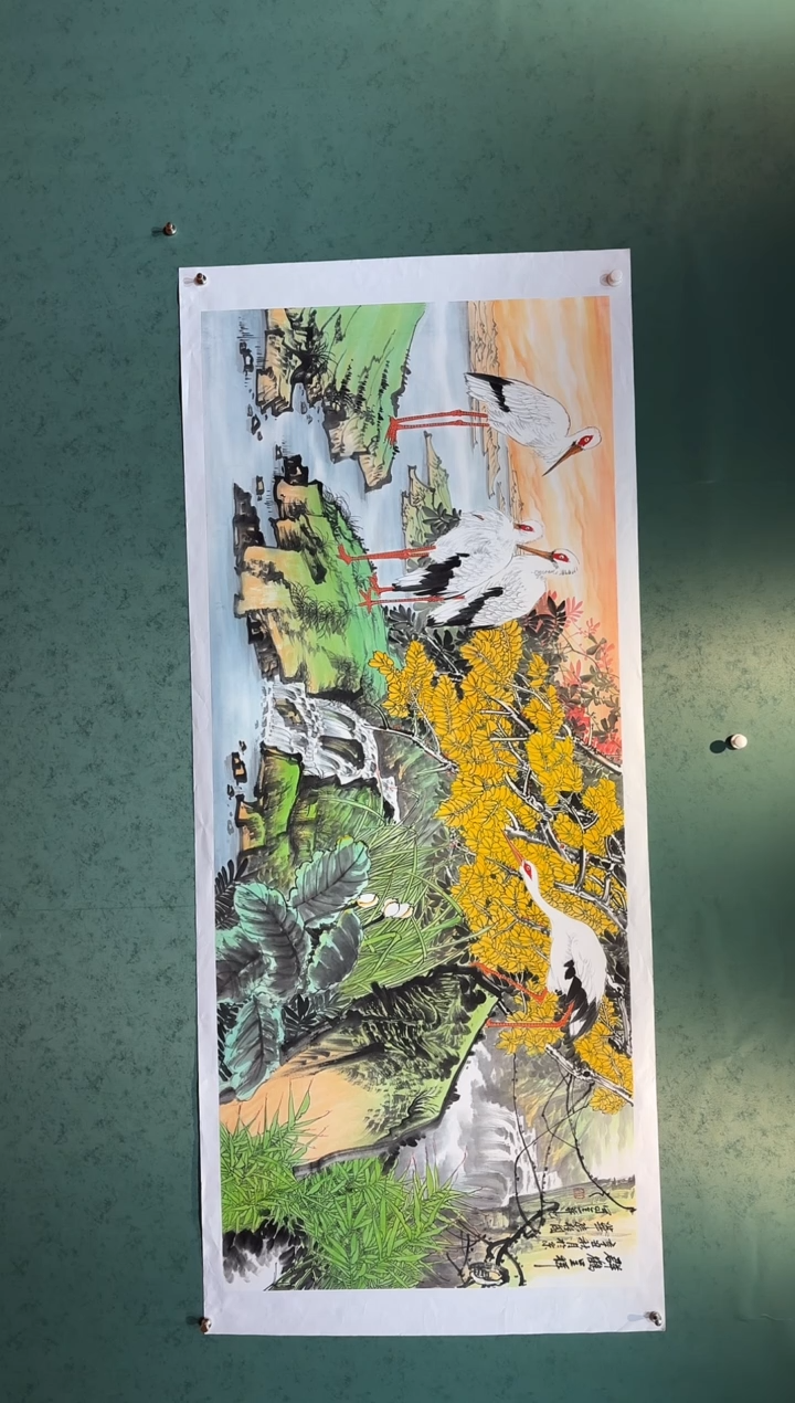 【闪购商品】国画孙桂国老师字画带亲笔合影证书12-115