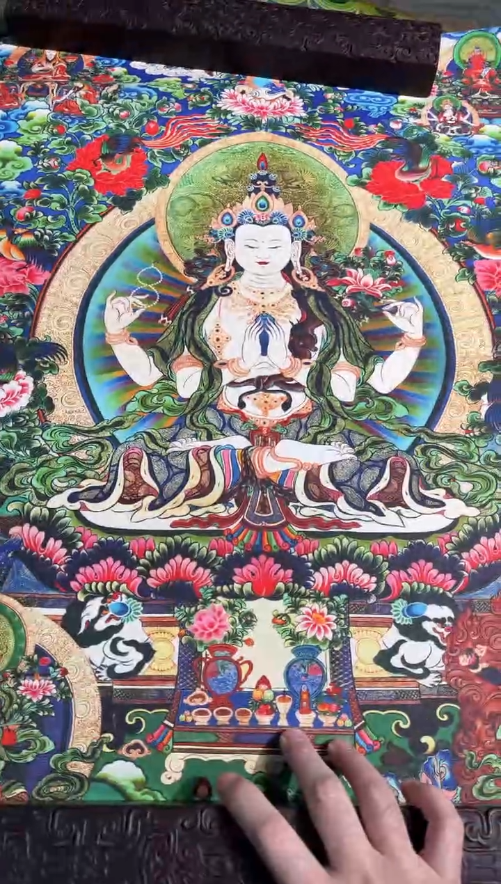 卷轴画天天的唐卡tk160