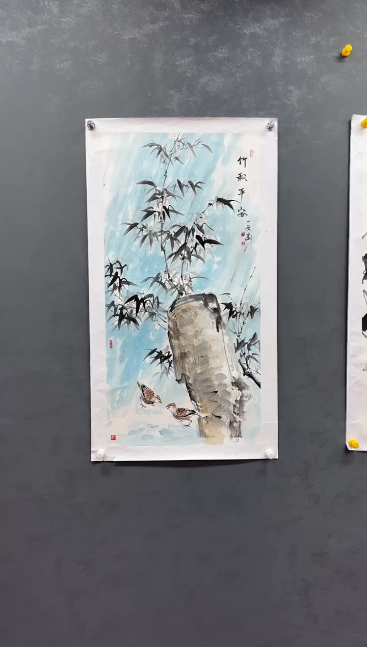 【闪购商品】国画一画庐美术馆申一孜老师国画作品10-1