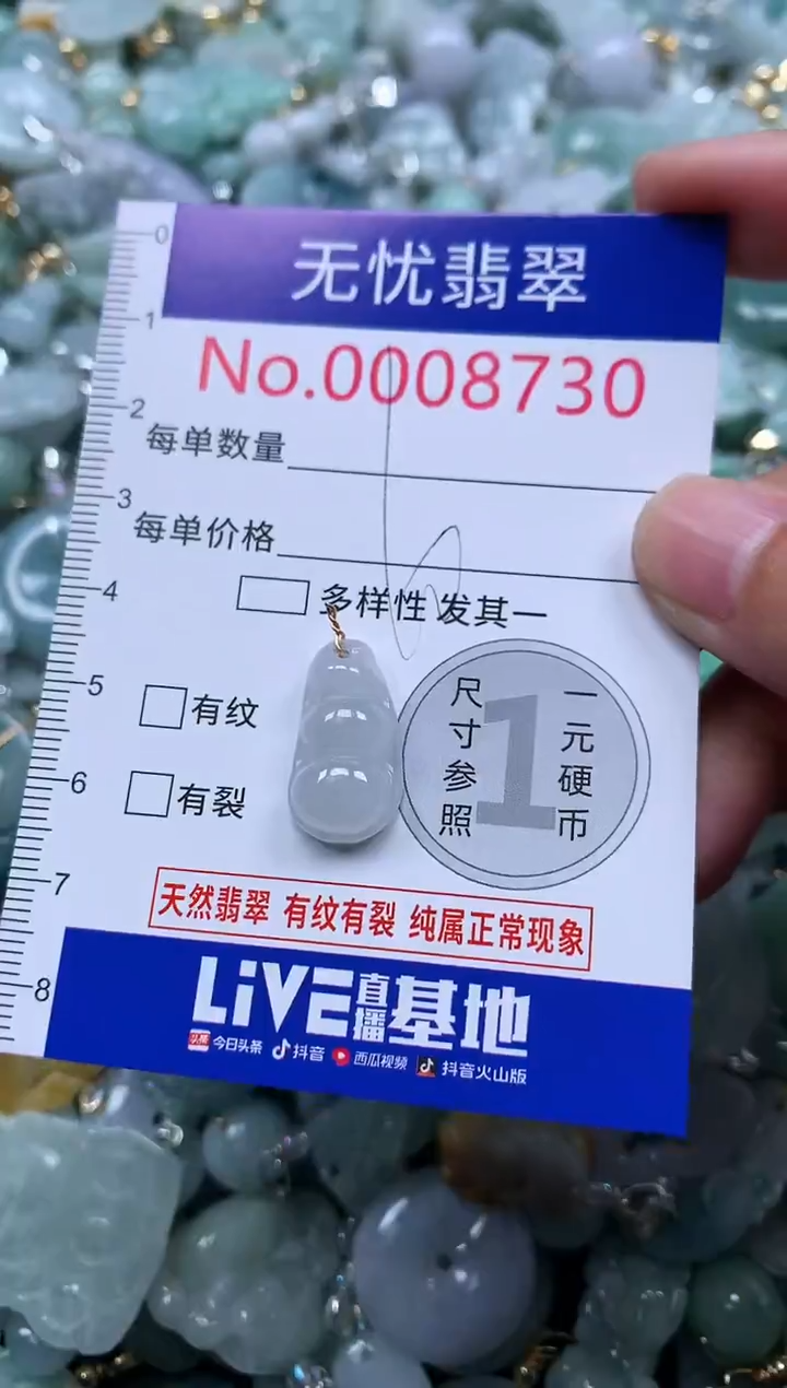 颈饰未镶嵌翡翠8730