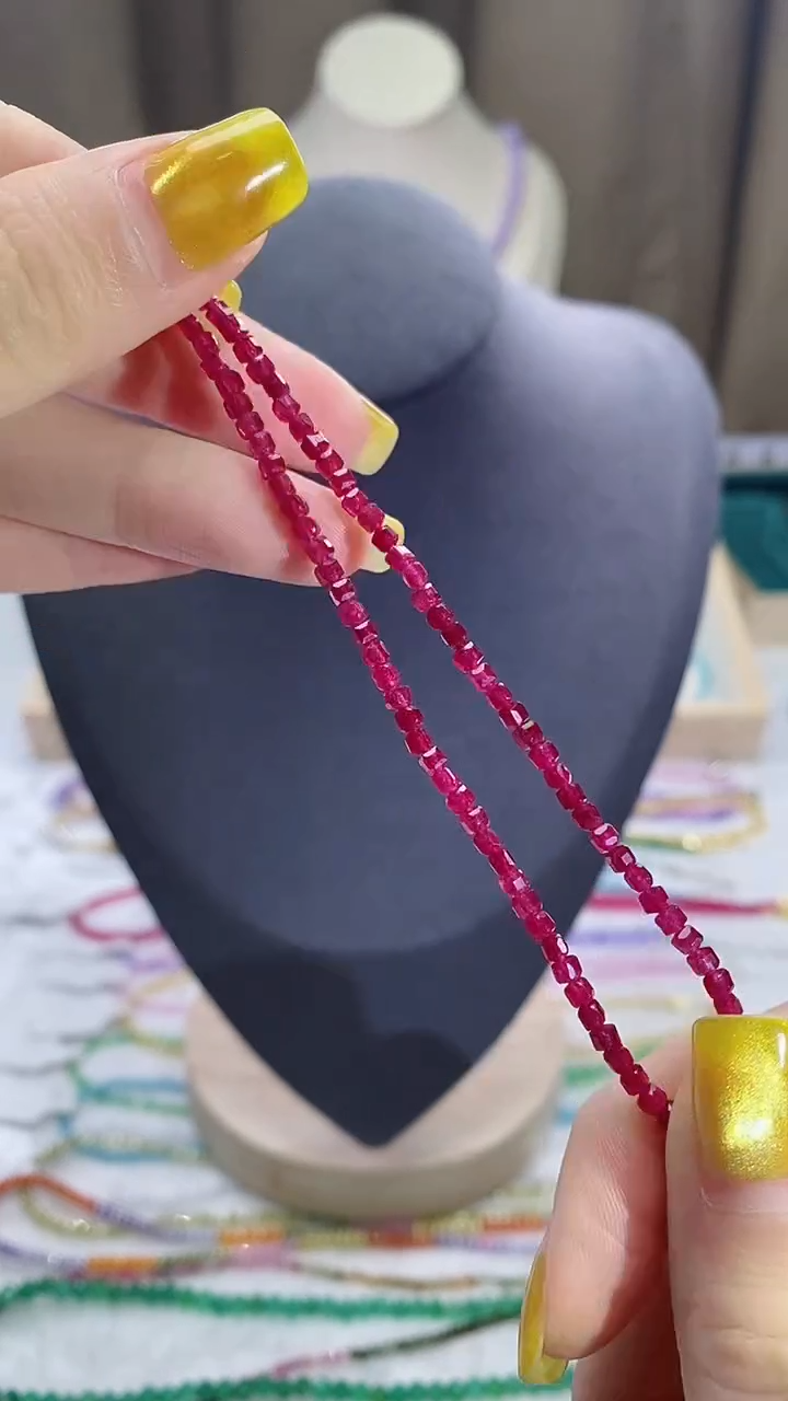 【闪购商品】红宝石项链14K金镶嵌诗宁甄选珠宝SYZB63