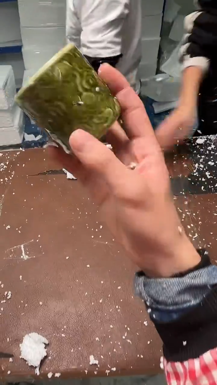 精品茶具甄选闪购链接@@@@@@@@石青色祥云杯 TJ279（不带礼盒）