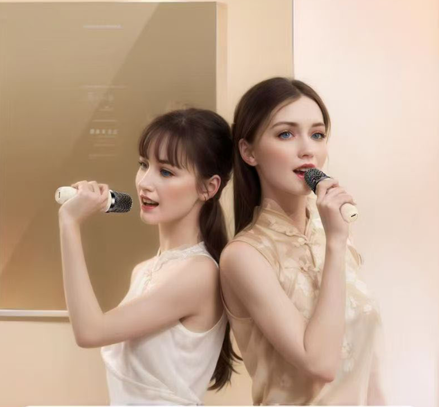 户外拉杆 直播唱歌蓝牙麦克风 KTV卡拉OK