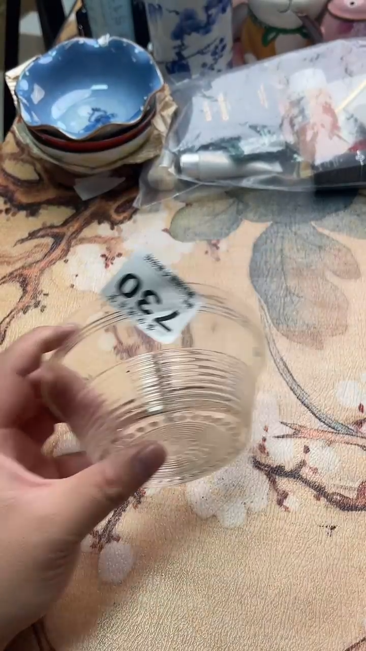 摆件s****雪瓷器花纹条状圆形