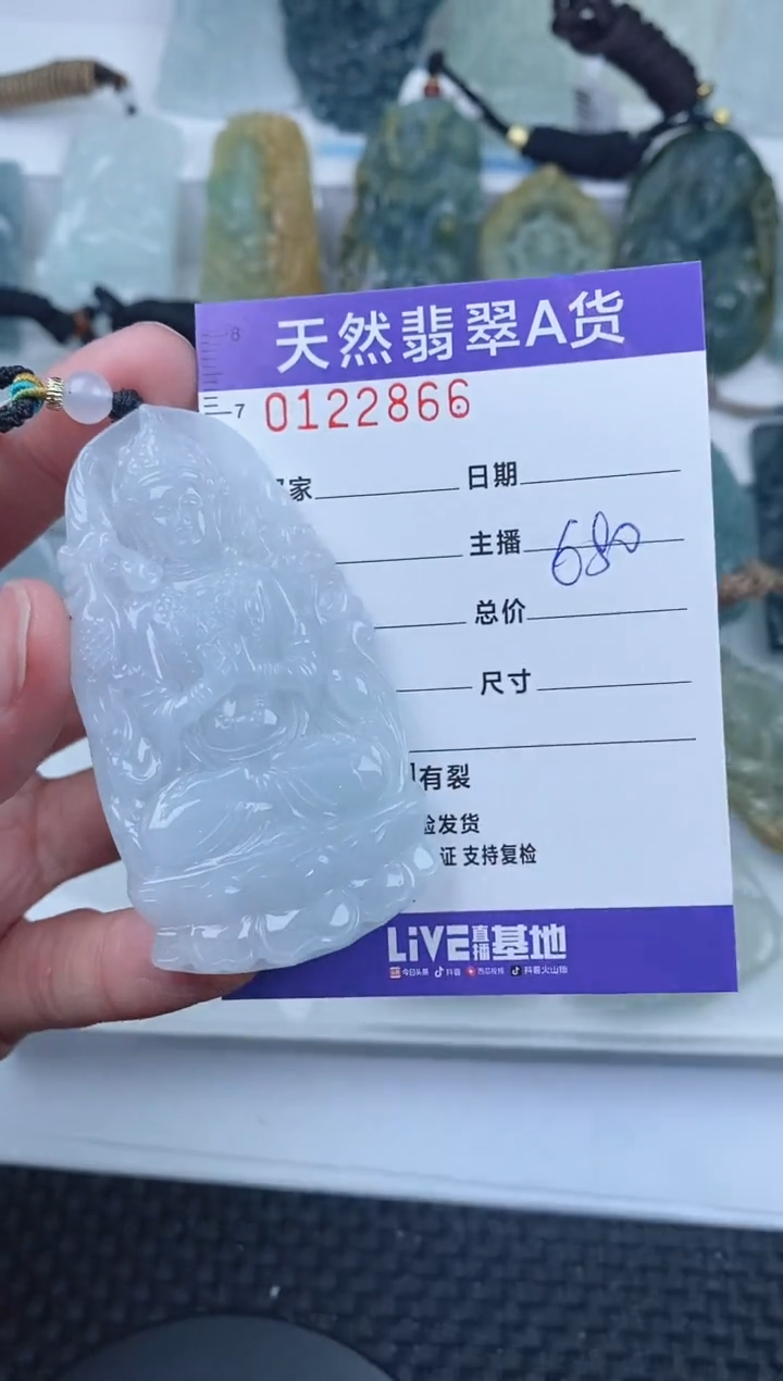 【闪购商品】翡翠颈饰未镶嵌        866