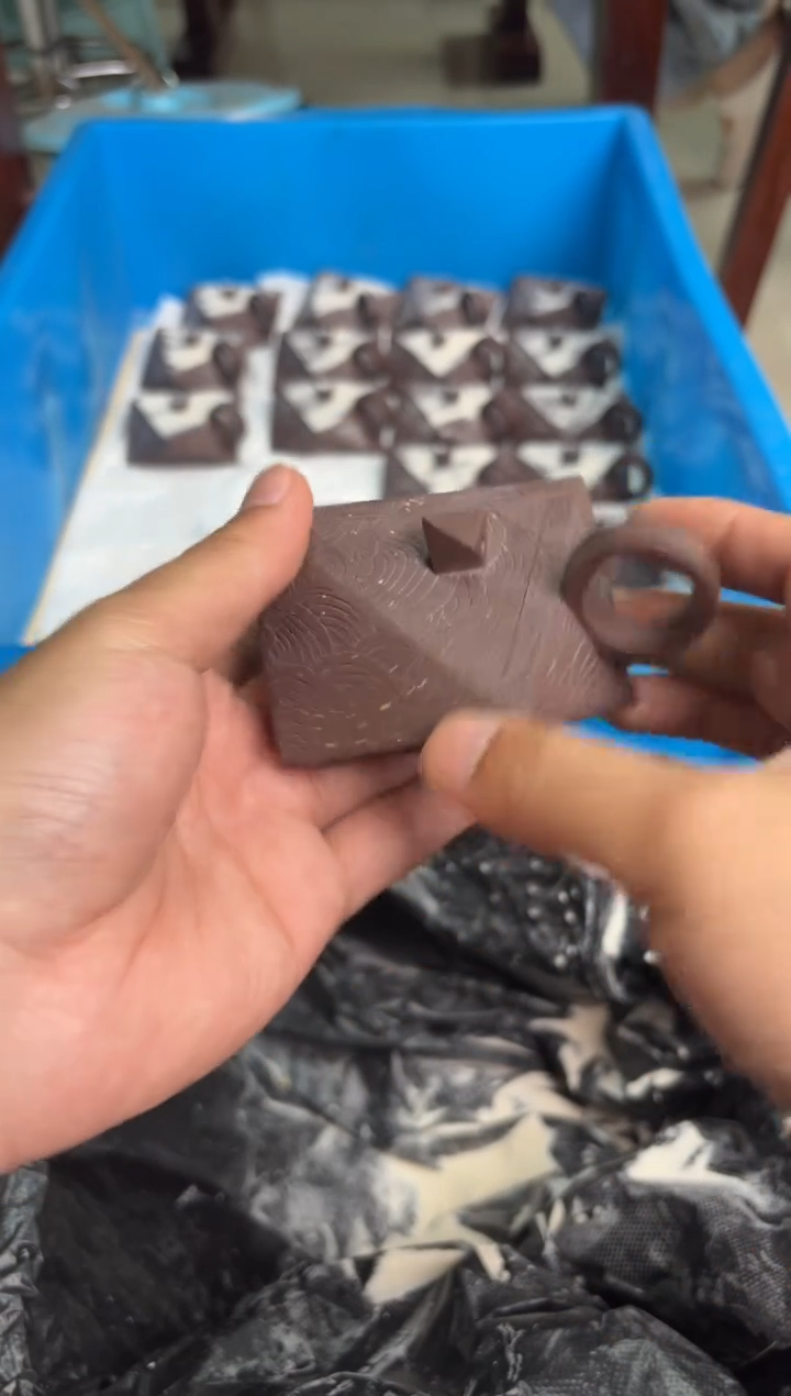 80cc八面玲珑紫泥全手制原创设计