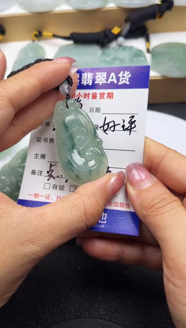 颈饰未镶嵌翡翠                