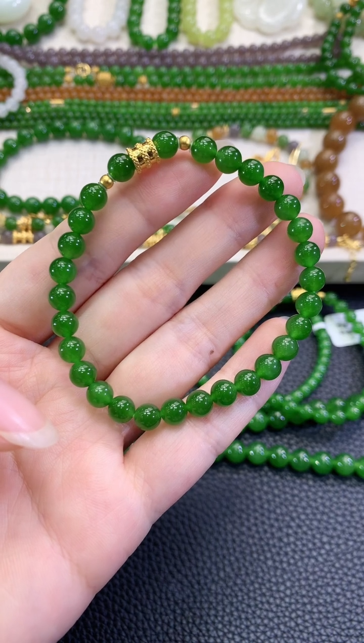 手串未镶嵌和田玉春日珠宝 D16多样性一件发