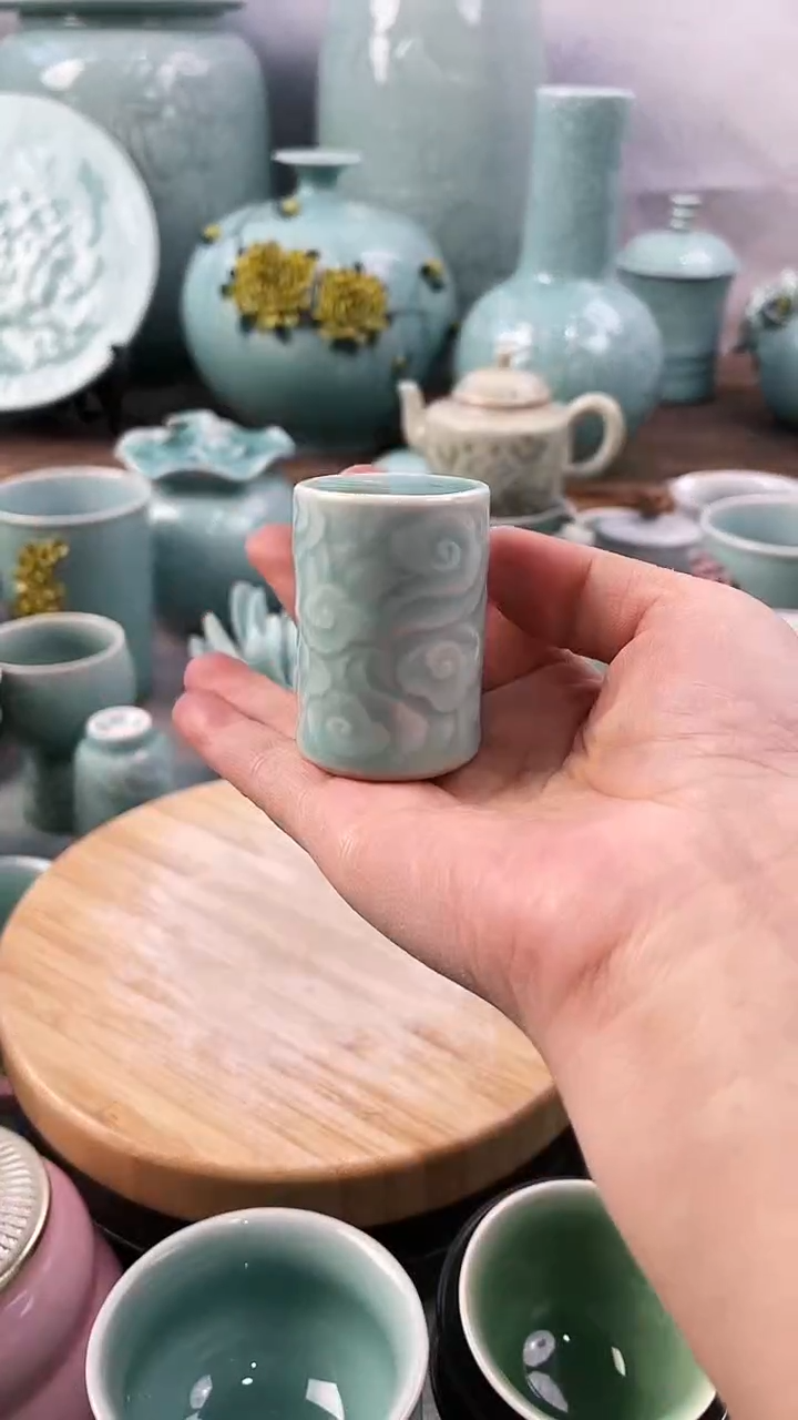 【闪购商品】特价 微瑕 慧仙青瓷