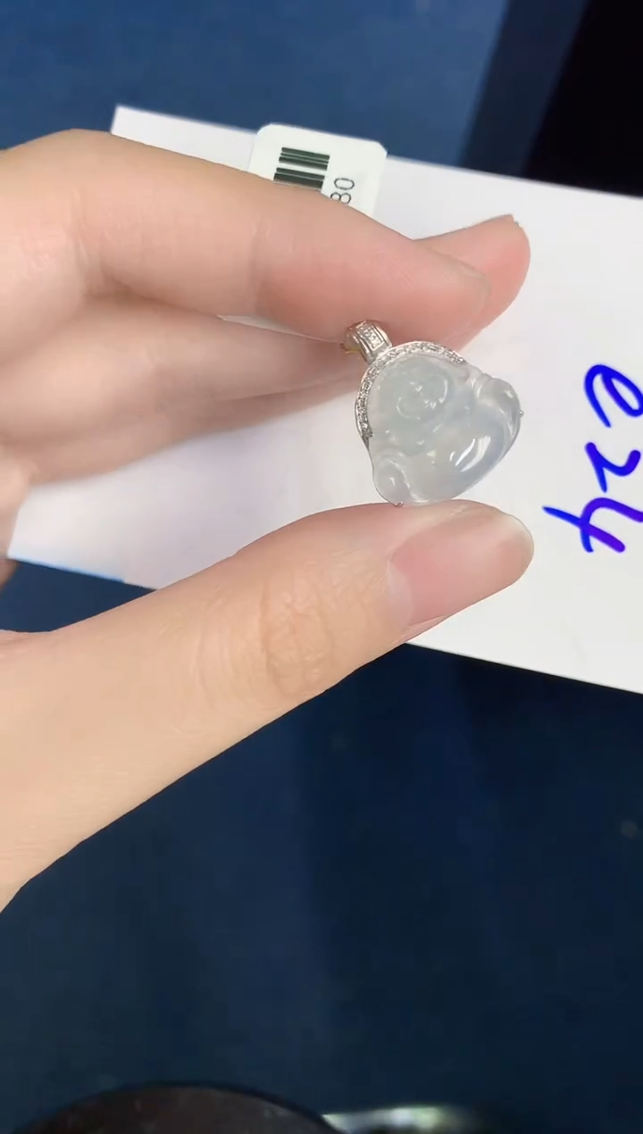 【闪购商品】翡翠颈饰18K金镶嵌0000000000