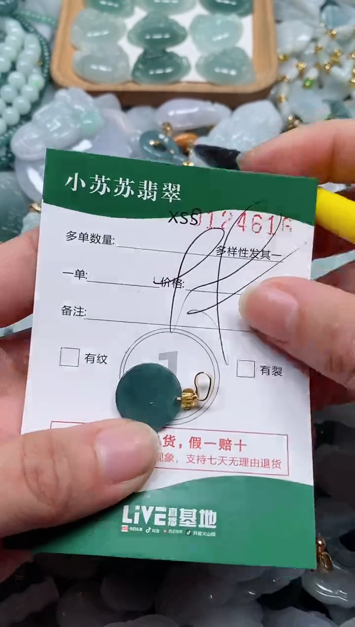 【闪购商品】翡翠颈饰未镶嵌闪购商品0124616