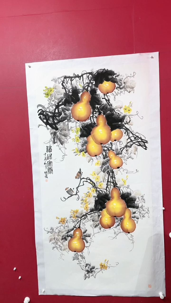 【闪购商品】绘画28林紫仪绘画作品137*68