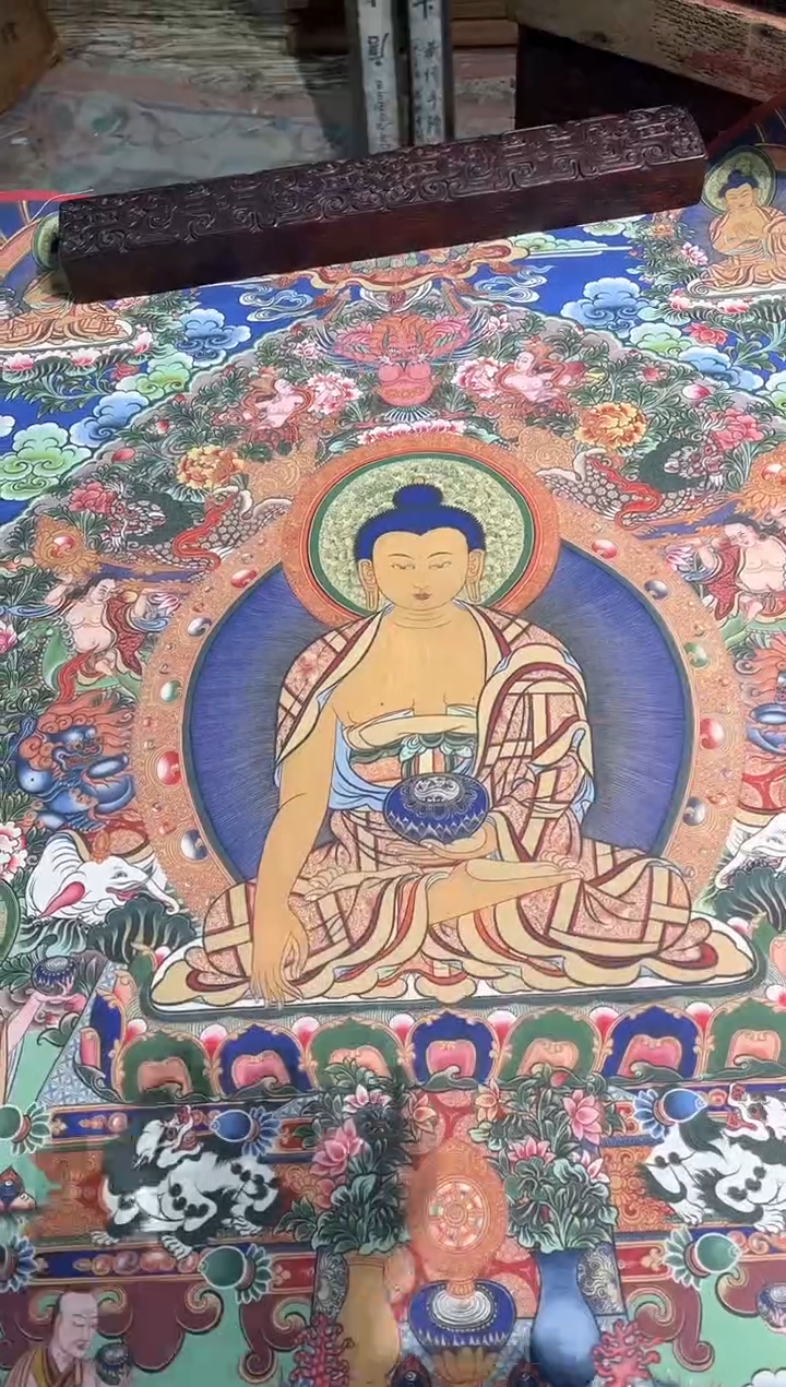 卷轴画天天的唐卡tk160