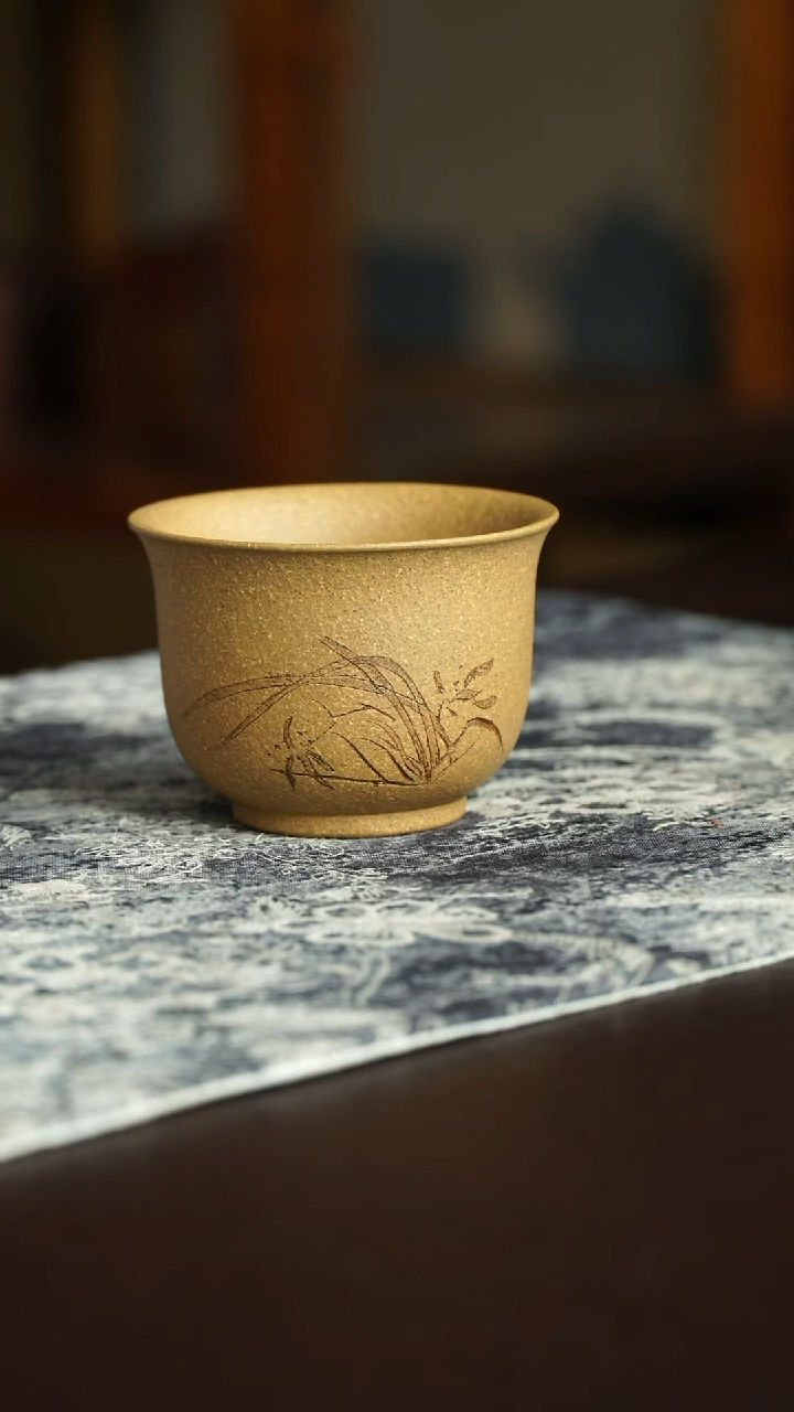 茶杯紫砂12号宜兴紫砂原矿作品