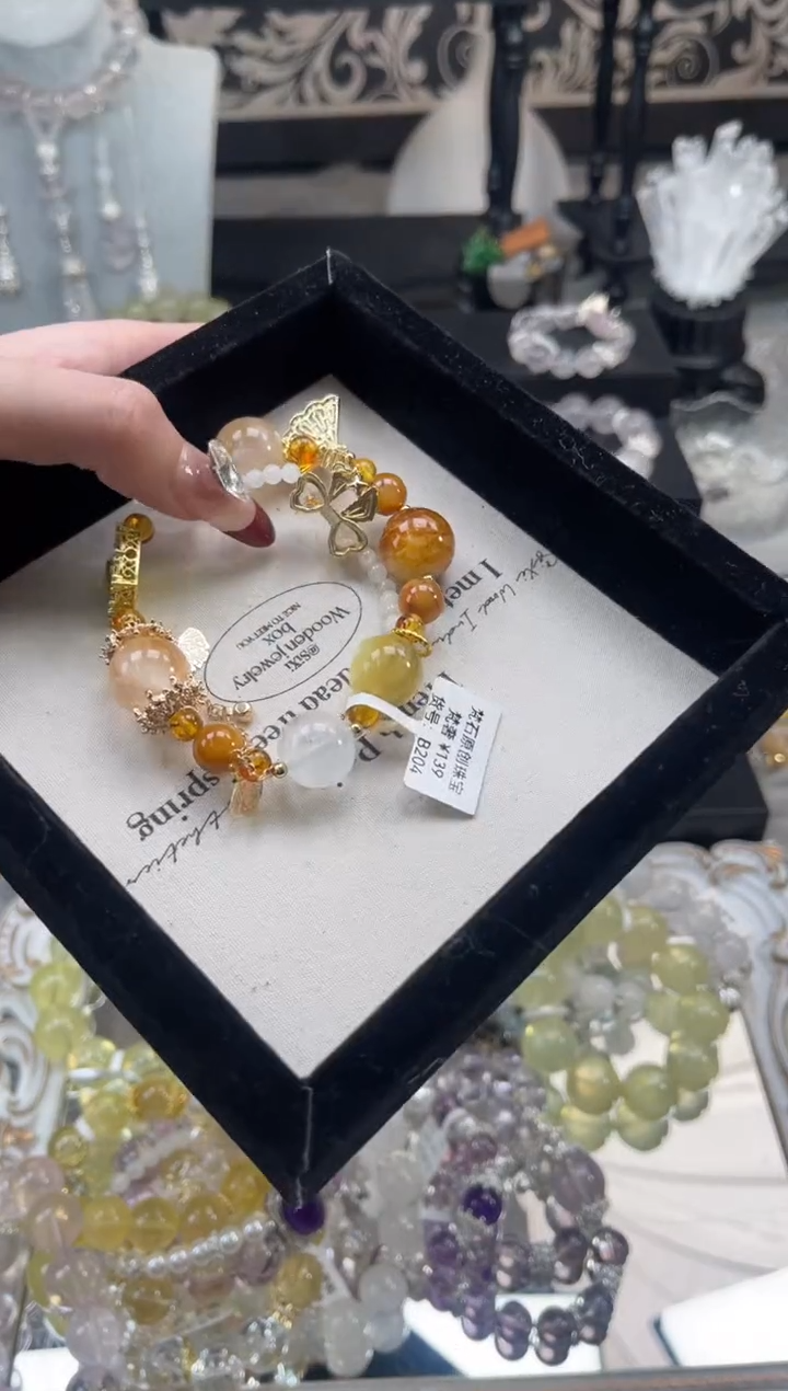 【闪购商品】水晶手链未镶嵌天然水晶 多样性发货