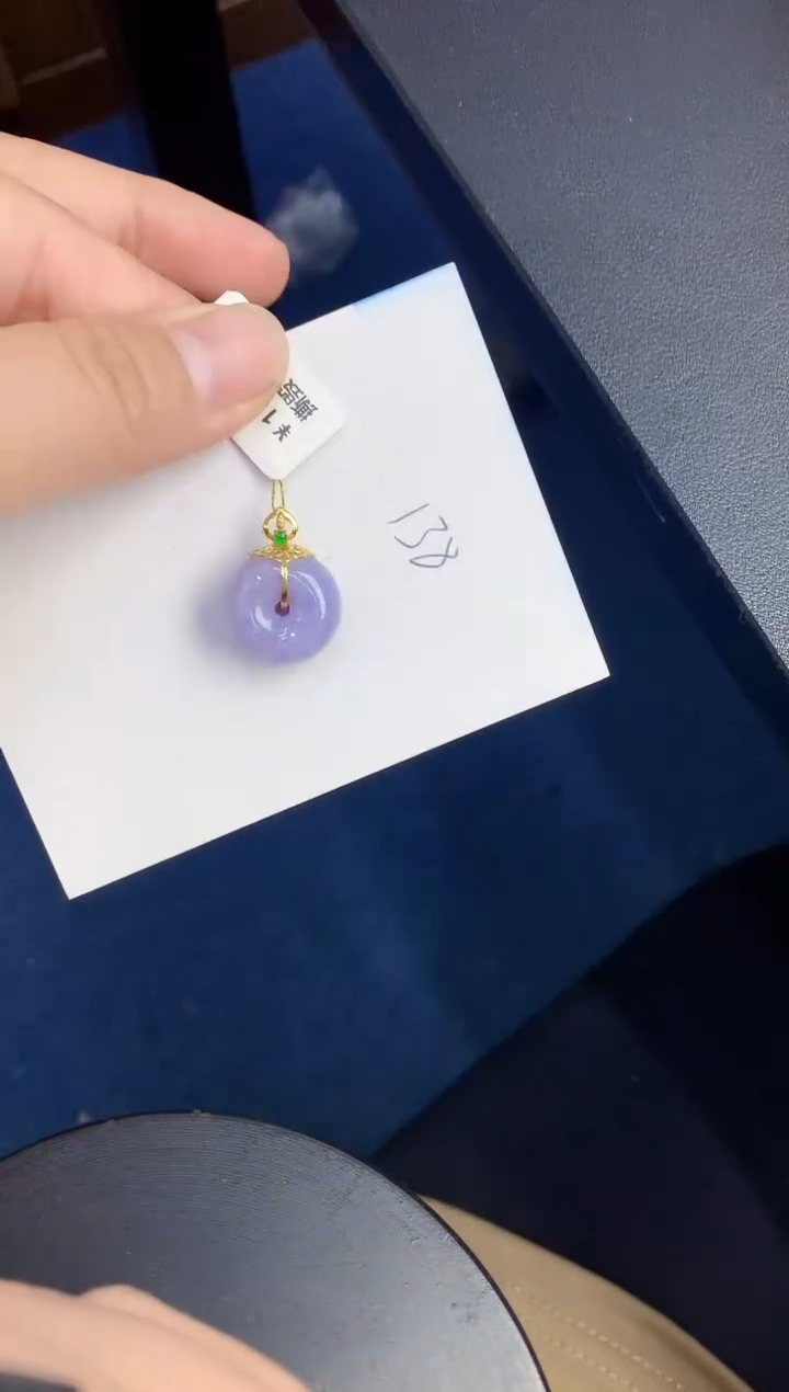 【闪购商品】翡翠颈饰18K金镶嵌000000000000