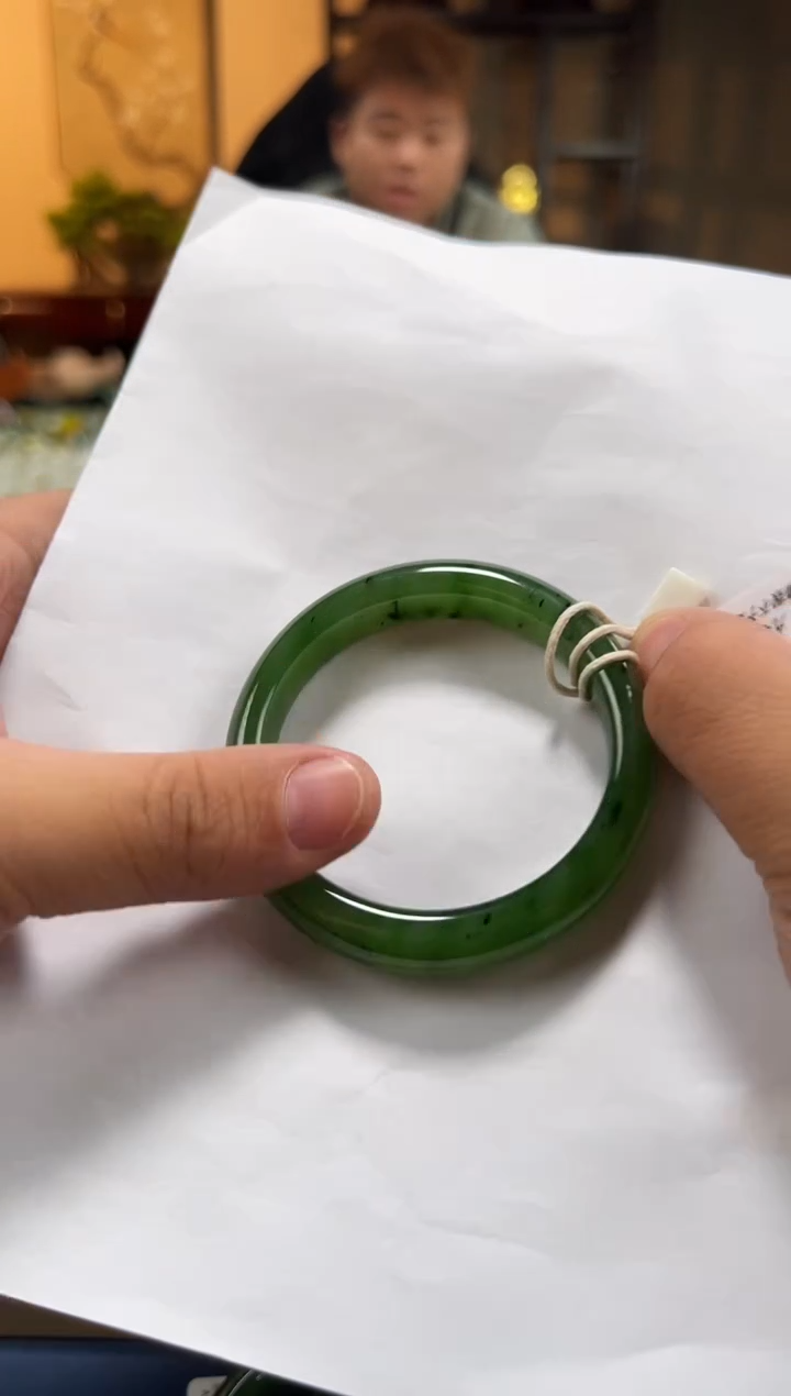 【闪购商品】和田玉手镯未镶嵌A0051-53圈口