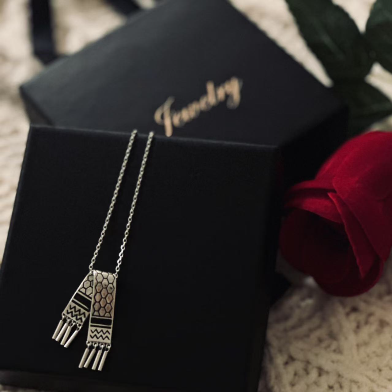 铜合金手链 Aztm新款围巾项链复古