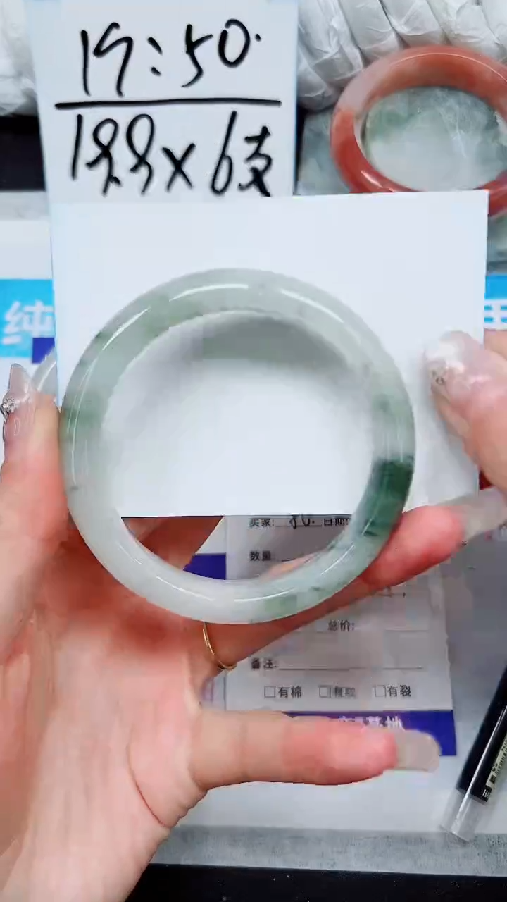 【闪购商品】石英质玉手镯未镶嵌A50-57`58`59`