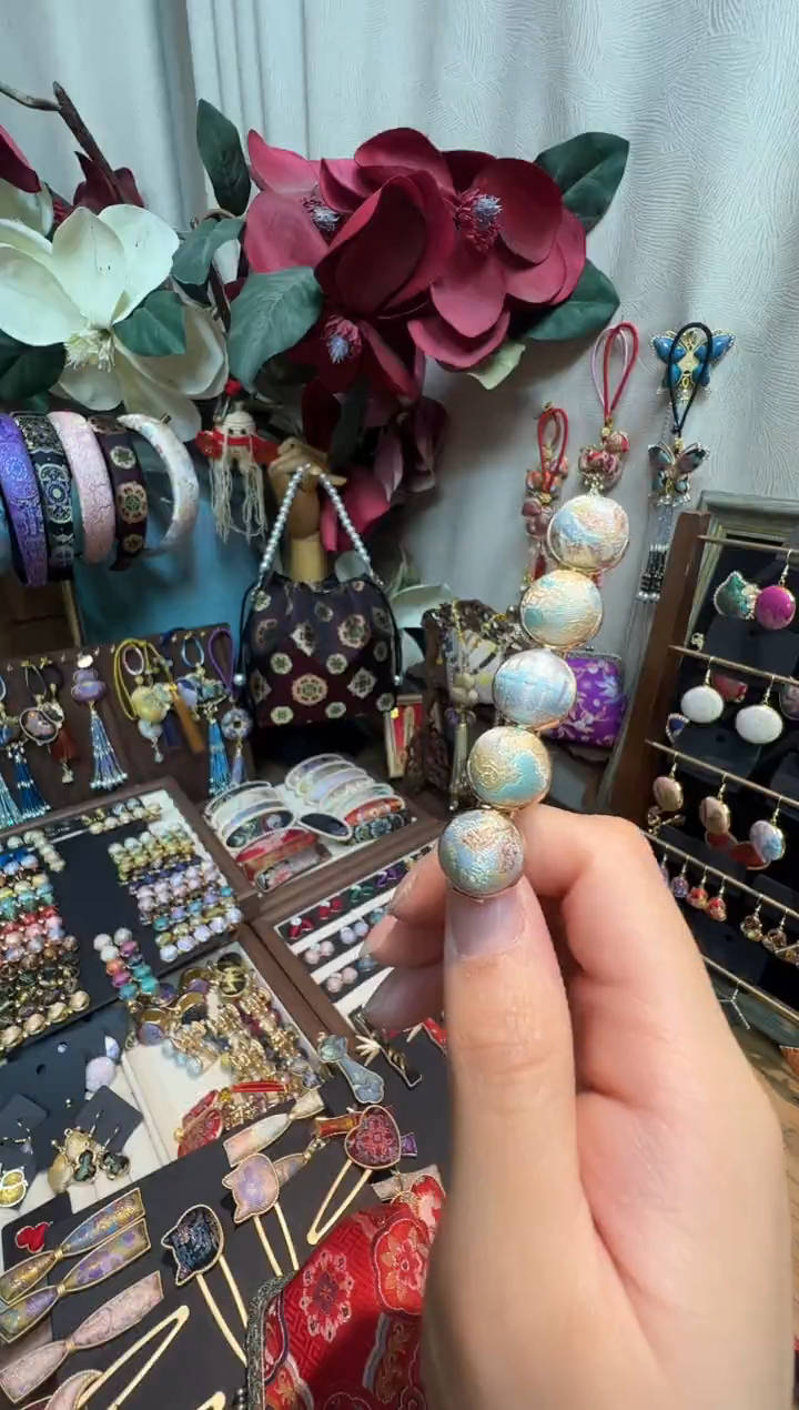 糖**琳【孤品车12.29】上久楷古钱三多5豆鸭嘴夹