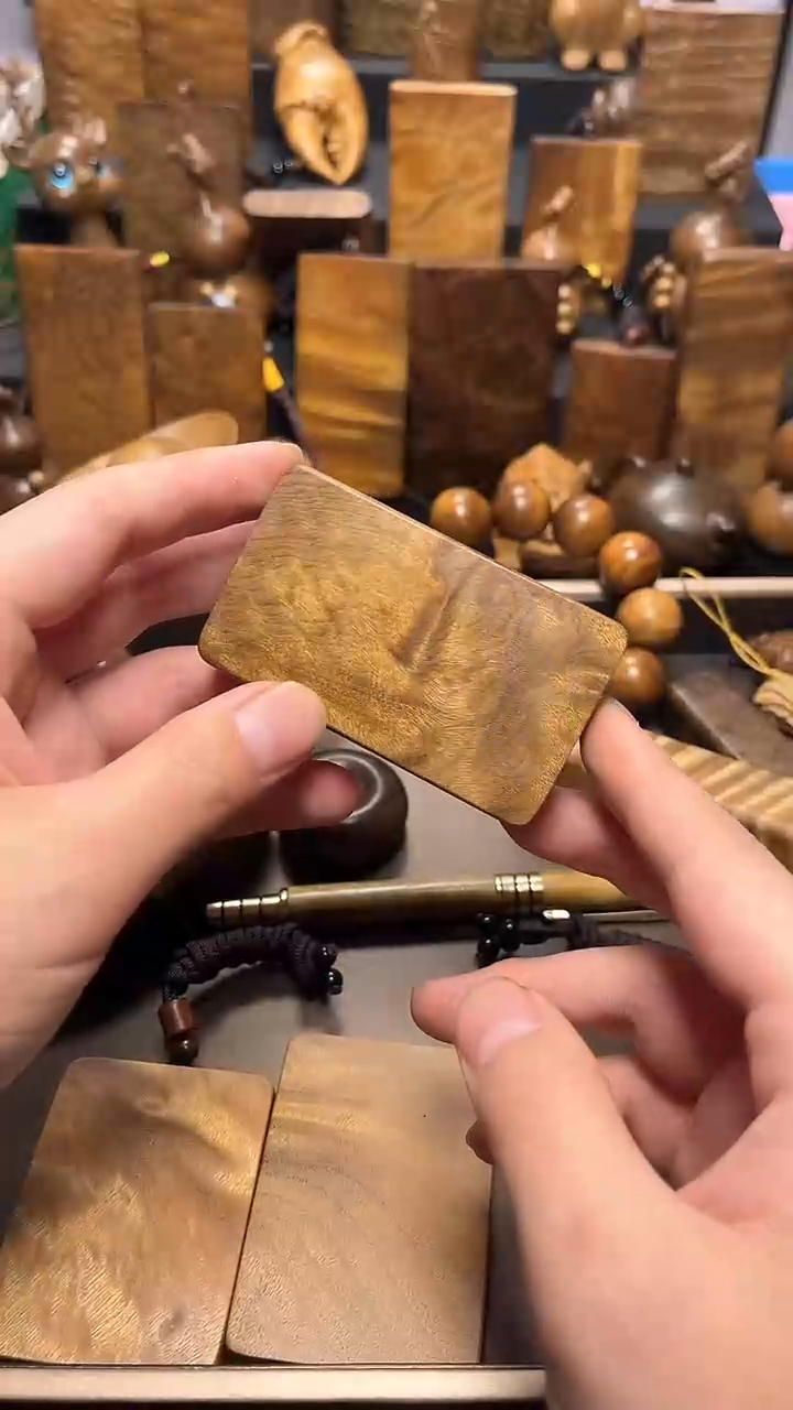 【闪购商品】楠木（金丝楠）把件无事牌3