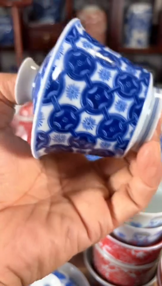 【闪购商品】杯瓷器杯子瓷器杯子盖碗暇