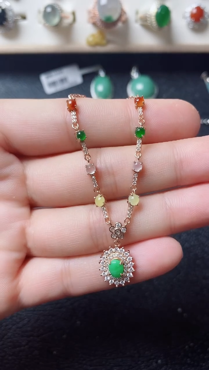 【闪购商品】翡翠戒指银S925镶嵌11111