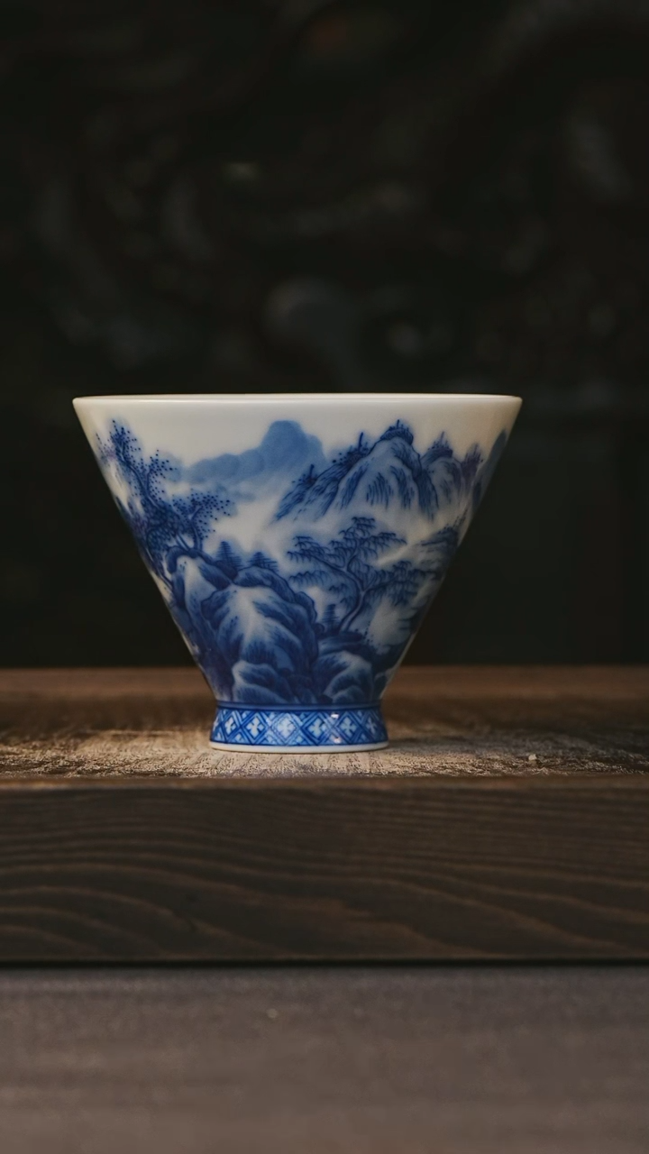 【闪购商品】宁封窑陶瓷山水杯