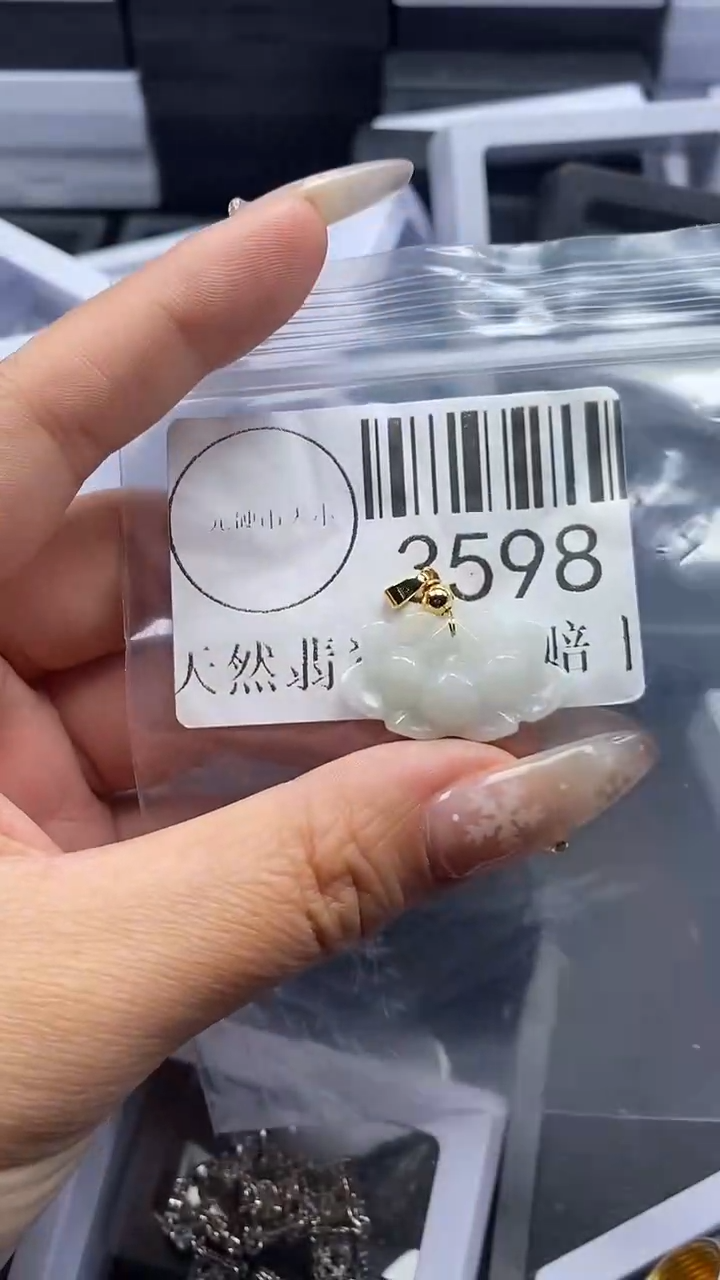 颈饰未镶嵌翡翠3598