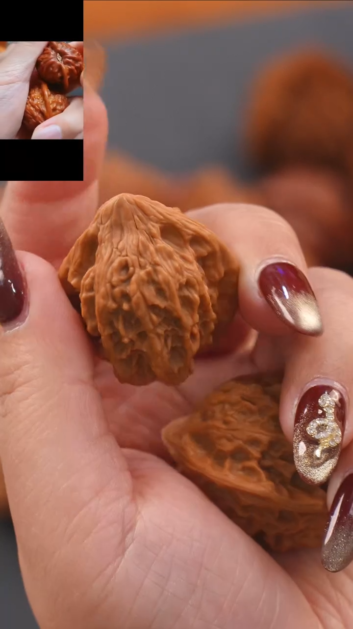 【闪购商品】文玩核桃把件36七步沟公子帽（全品）