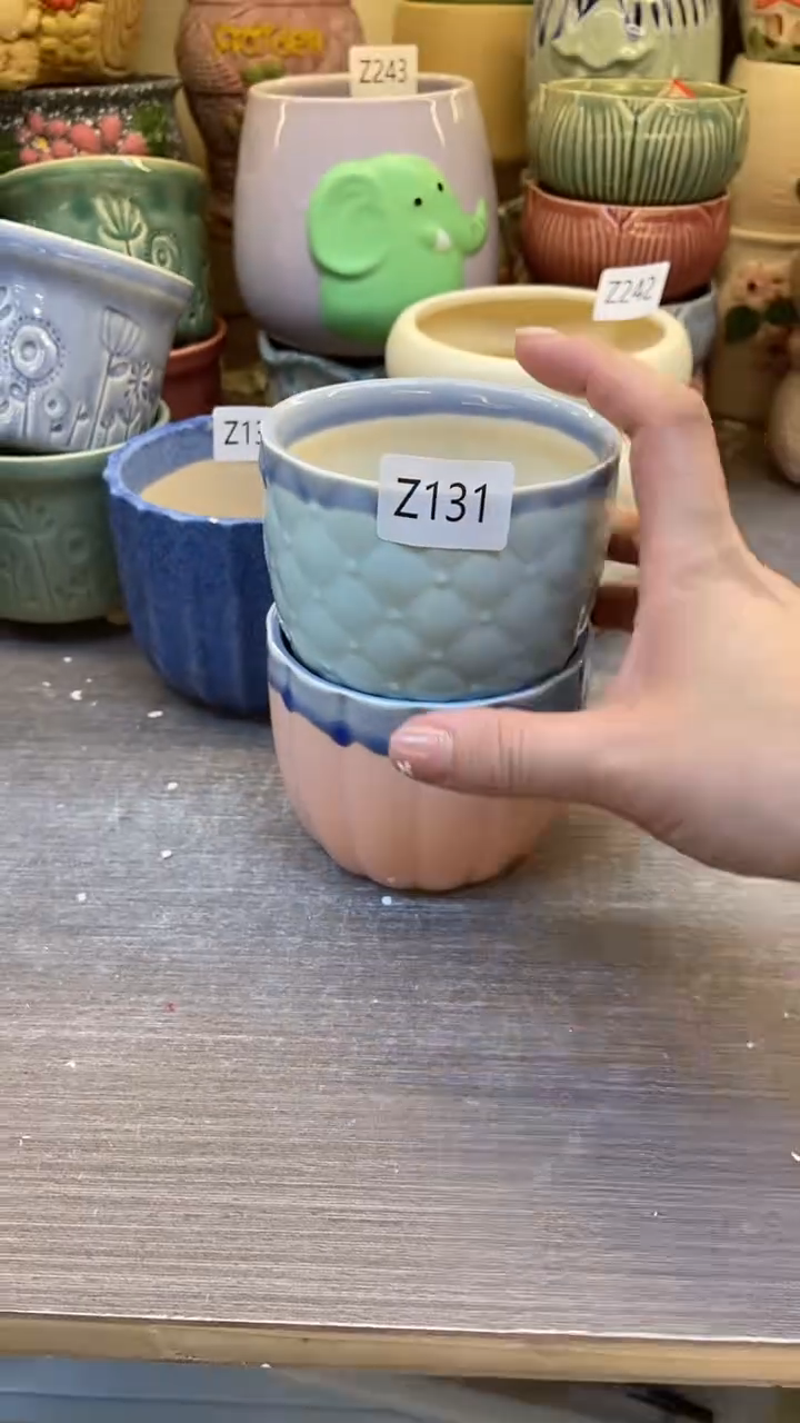 @@陶瓷多肉花盆Z131