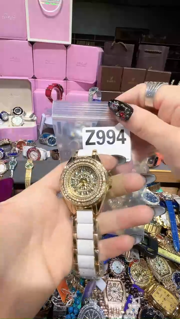 石英机芯不锈钢不锈钢直播定闪专用