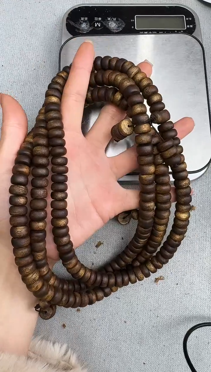 沉香手串1233紫棋算盘珠双圈多样性发一