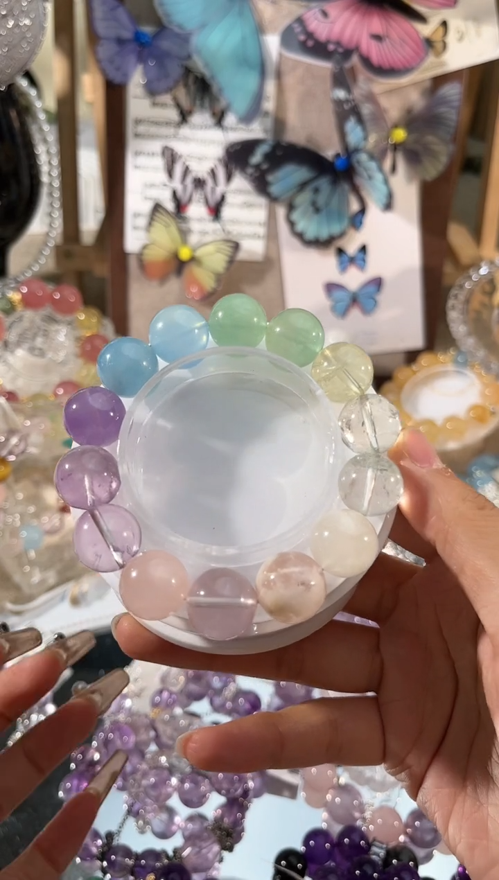 【闪购商品】水晶手链未镶嵌多样性发货颜色微差【拍两单】