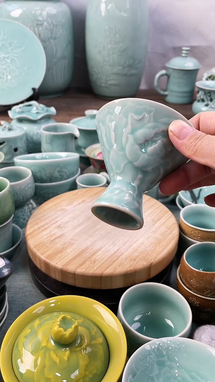 【闪购商品】特价 微瑕 慧仙青瓷