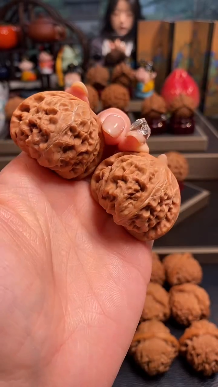 【闪购商品】文玩核桃把件F728宫灯41