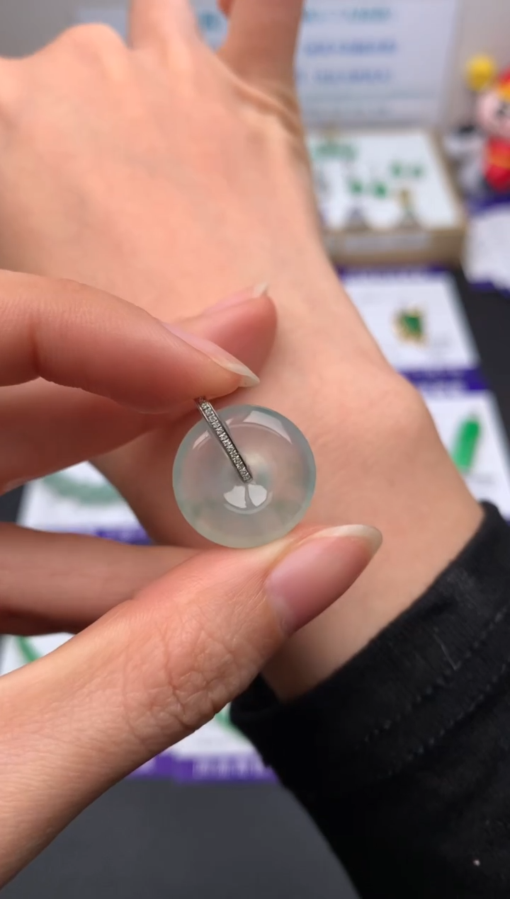 【闪购商品】定制翡翠18K金镶嵌模式推广期24小时鉴赏期