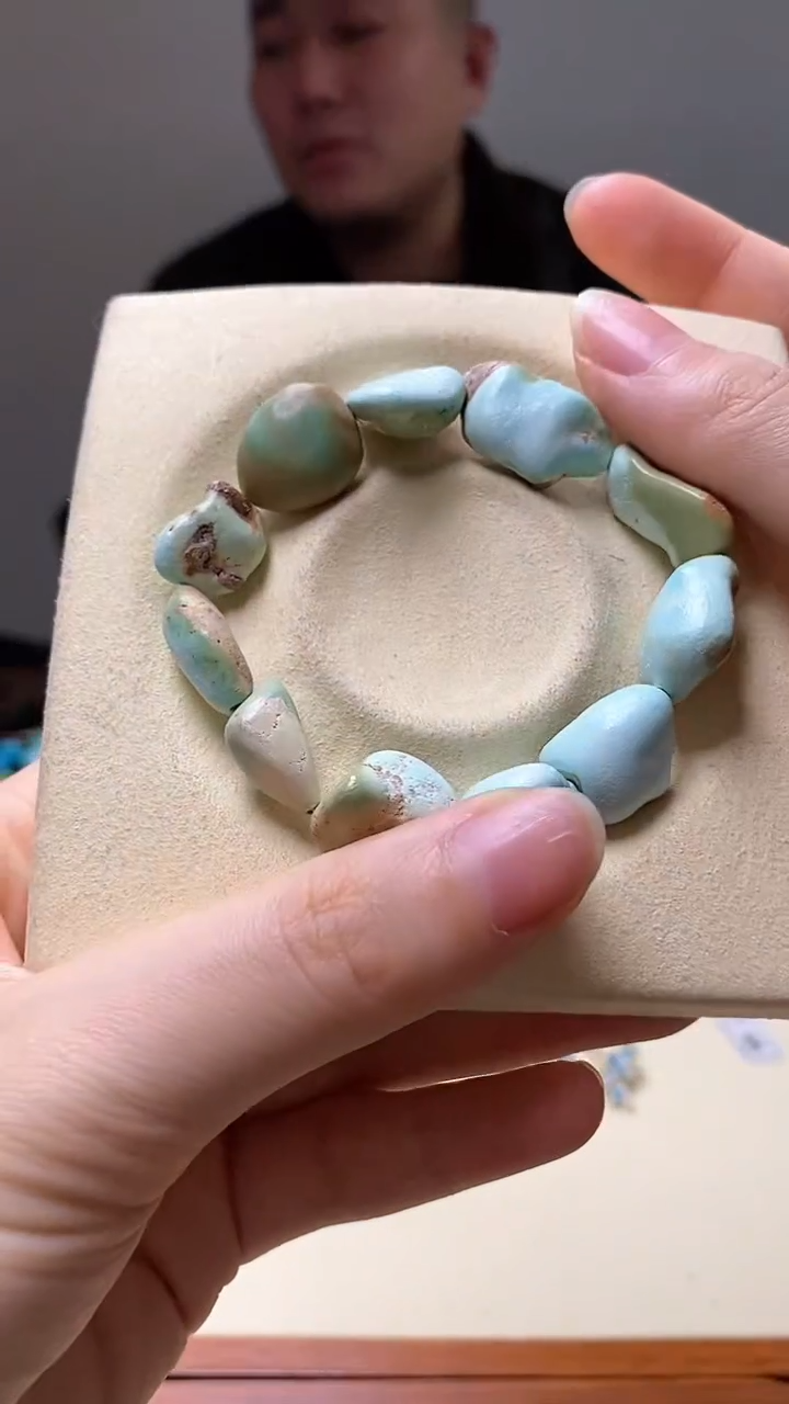 【闪购商品】绿松石1未镶嵌绿松石原石手串