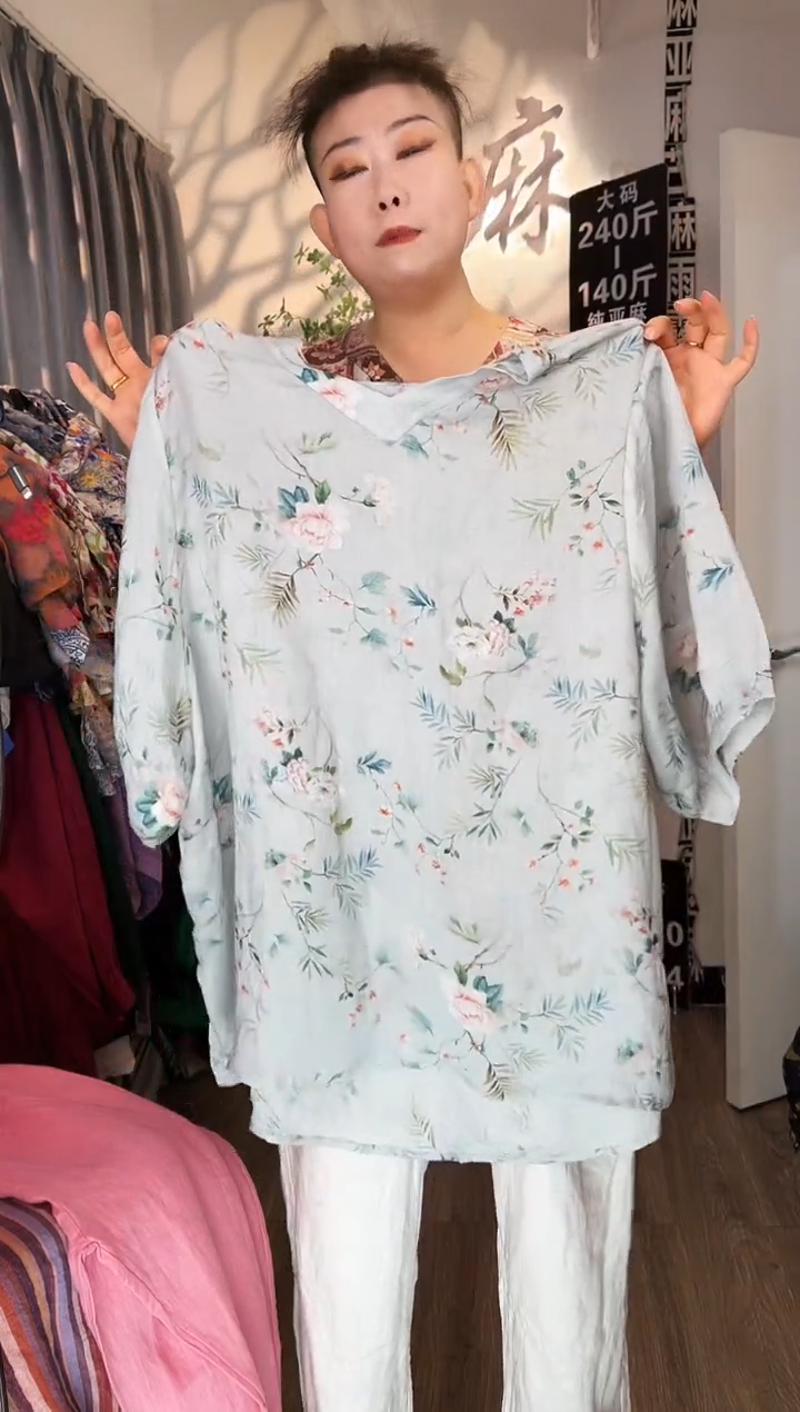 亚麻大码女装系列。140斤-240斤