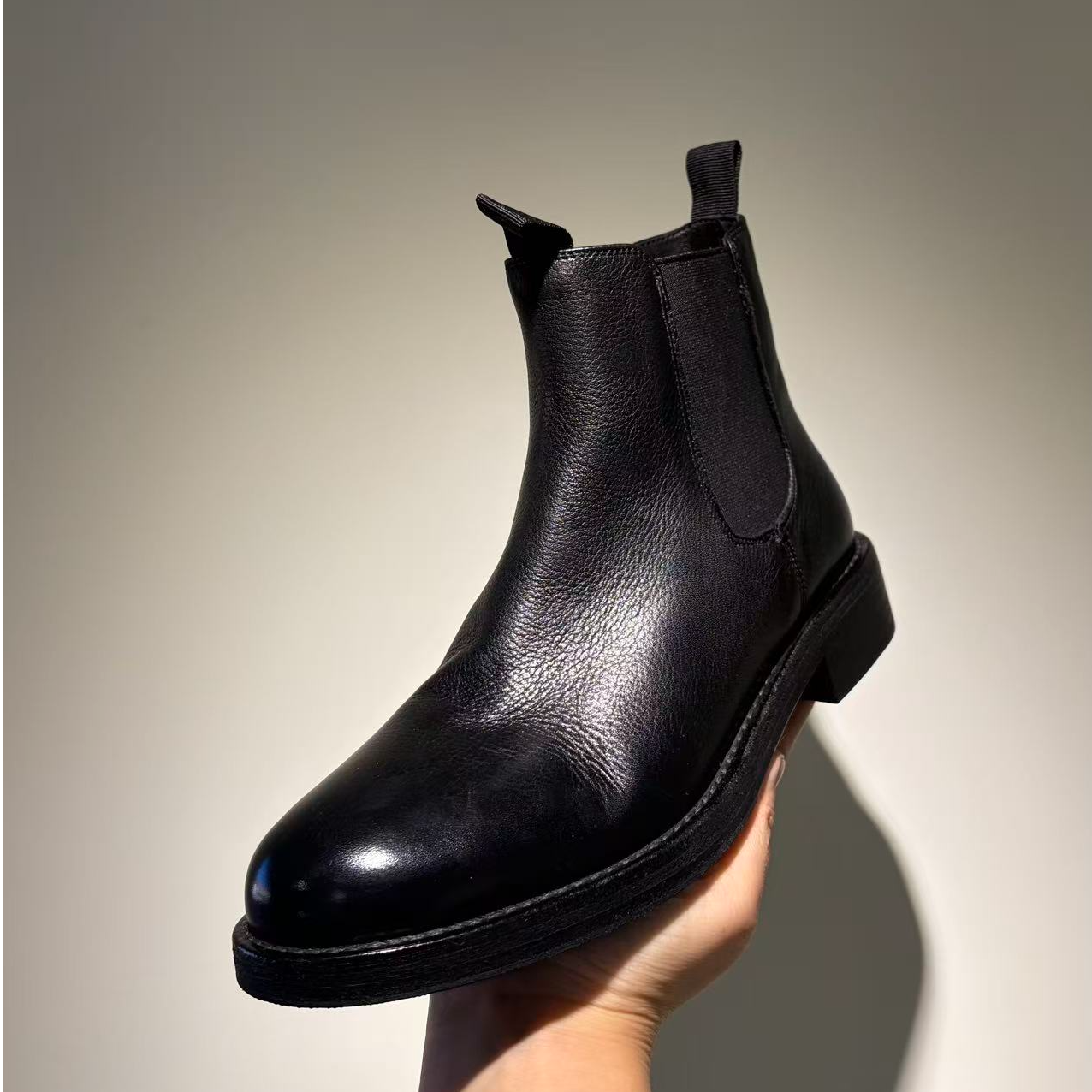 博格水洗马皮-重工水洗马皮鞋女士