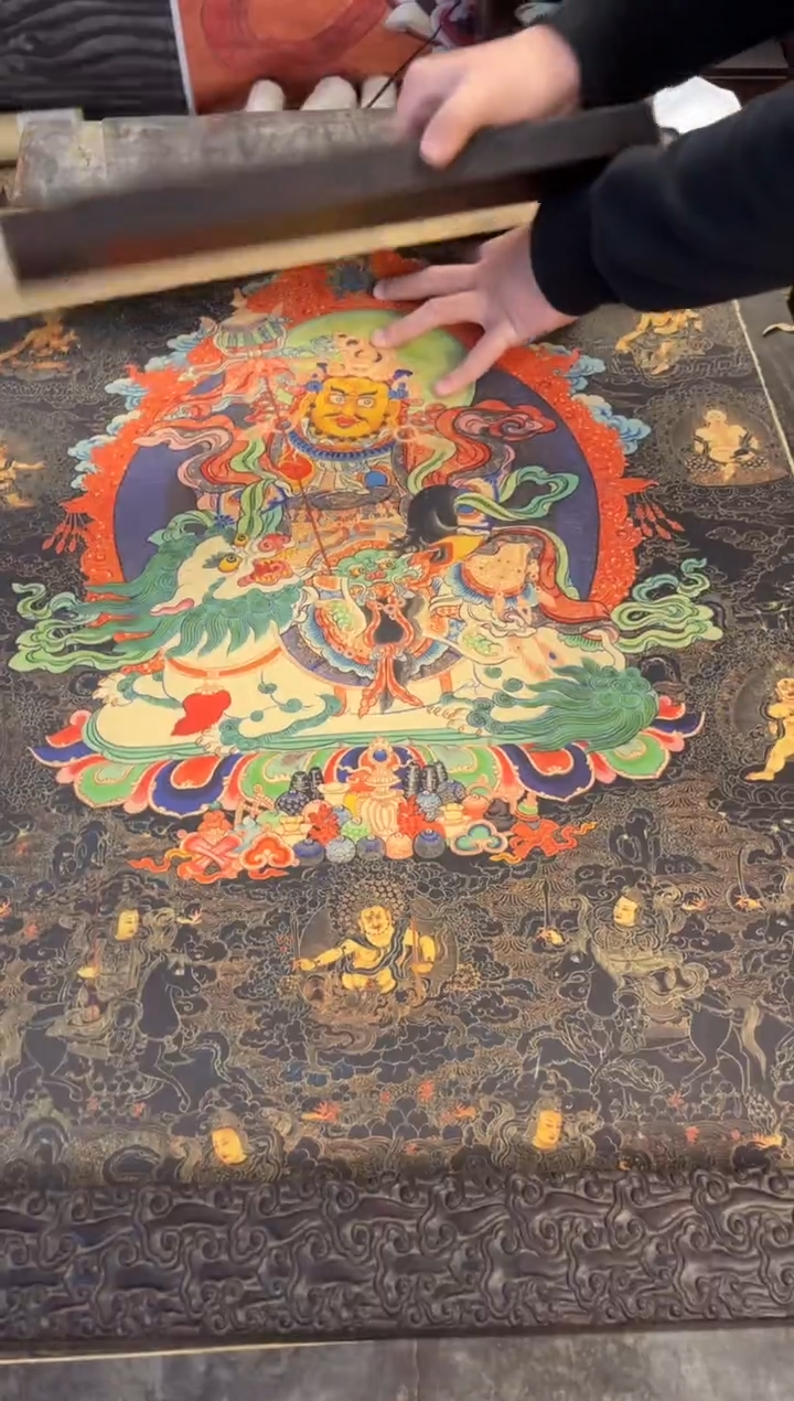 卷轴画大朱画院老六专属w944