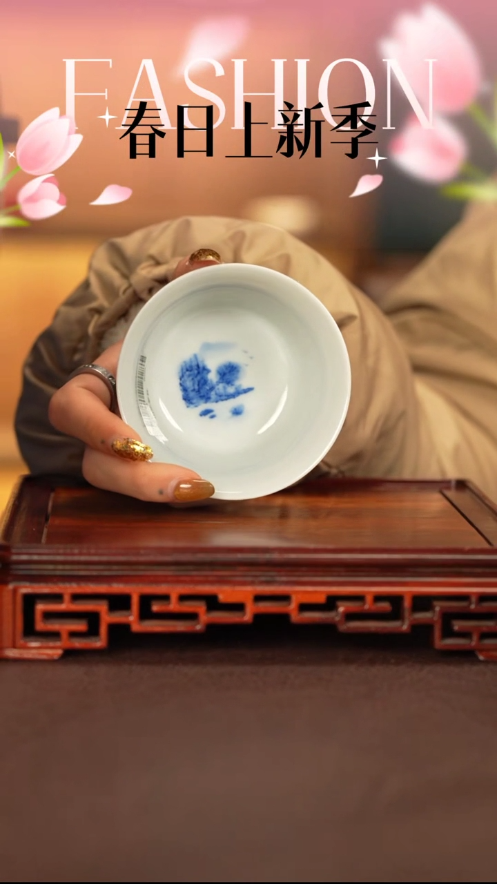 【闪购商品】杯子刘建锋窑手工手绘陶瓷