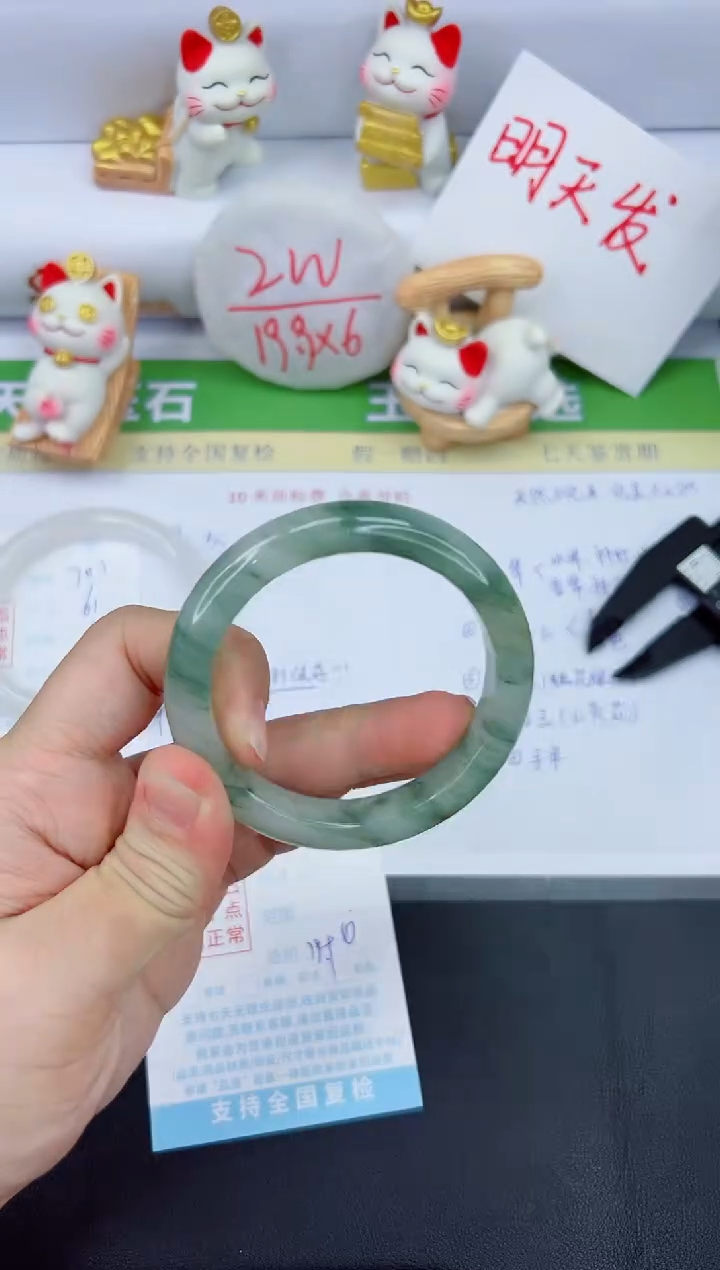 【闪购商品】石英质玉手镯未镶嵌702-54.2