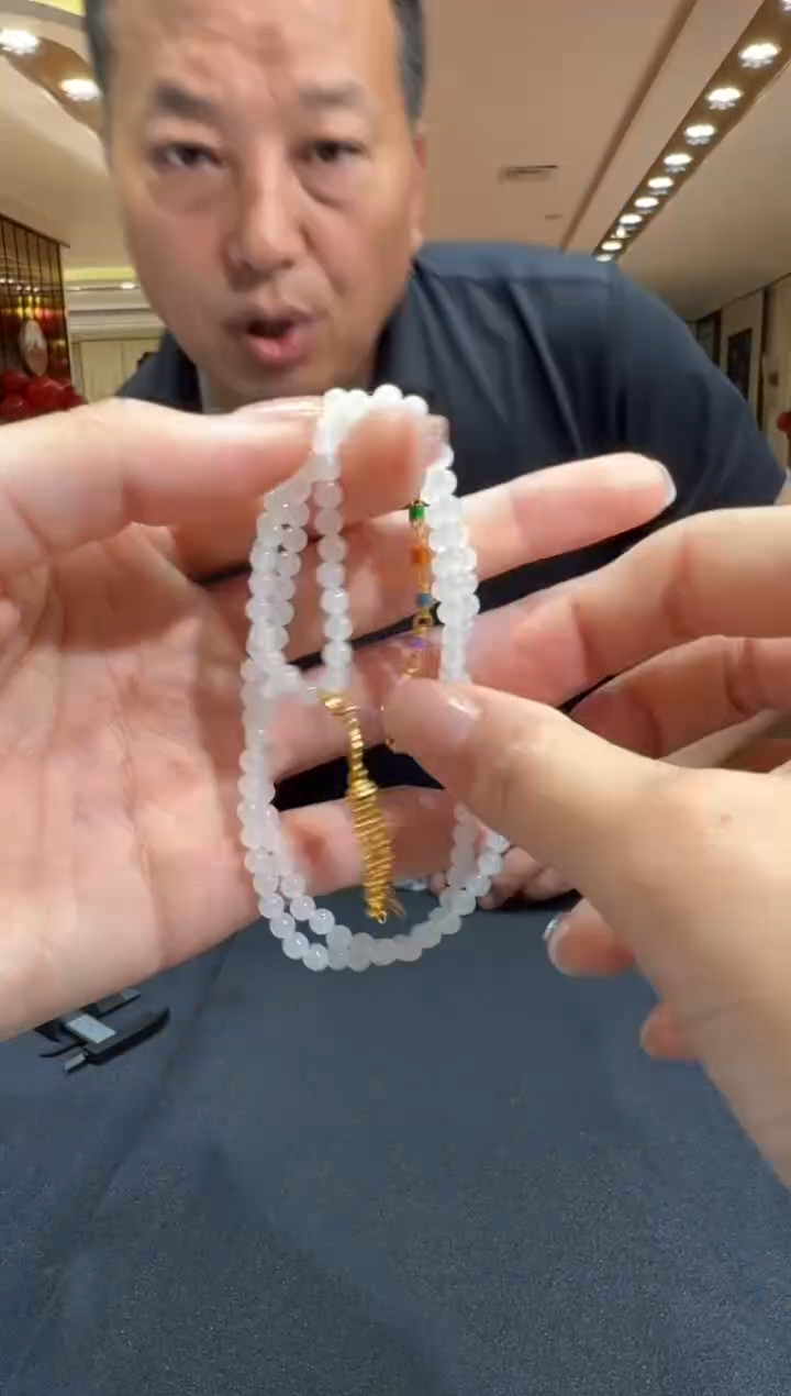 和田玉未镶嵌颈饰项链3-4（多样性发一）