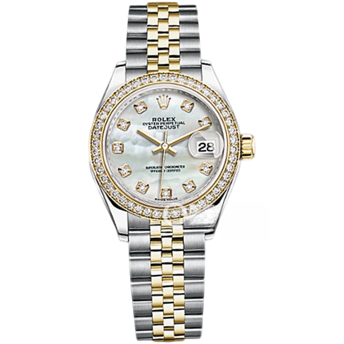 99新 Rolex/劳力士 女装日志型自动机械腕表28盘 M279383rbr-0019