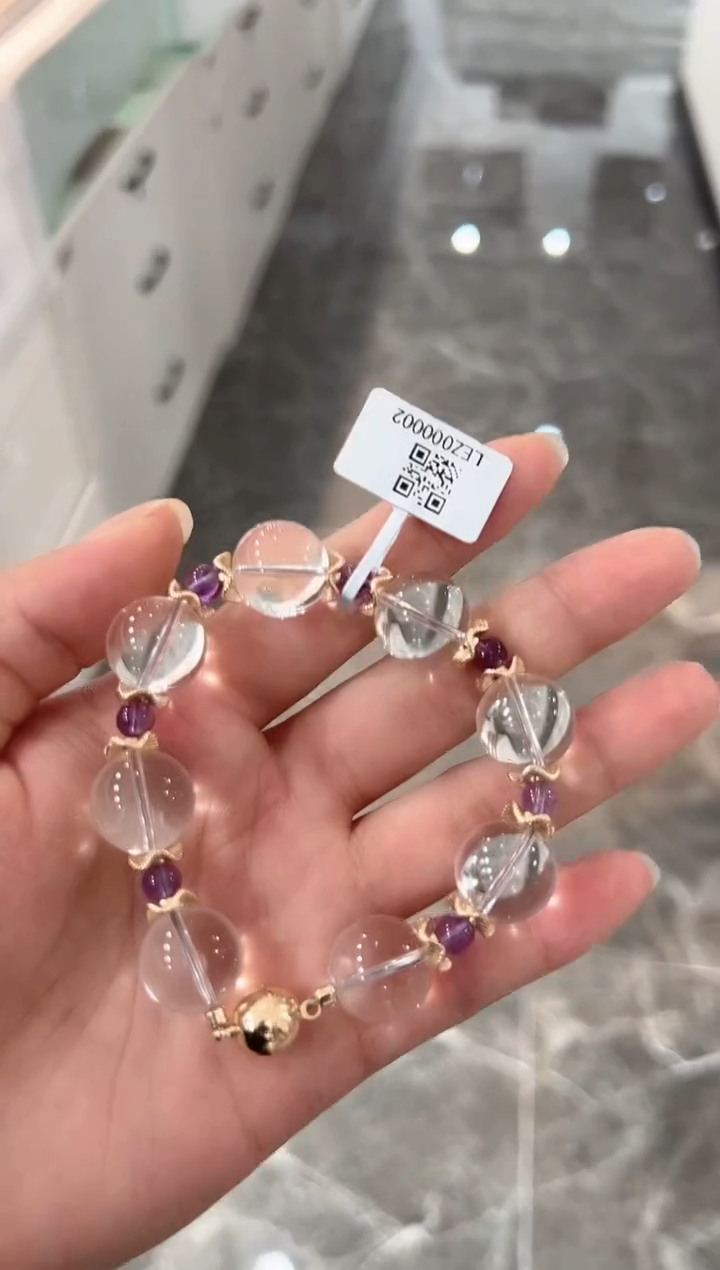 水晶手串未镶嵌手串